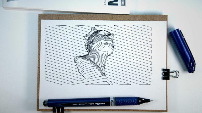 เทคนิควาดภาพแบบเส้นเดียว (One Line Drawing)